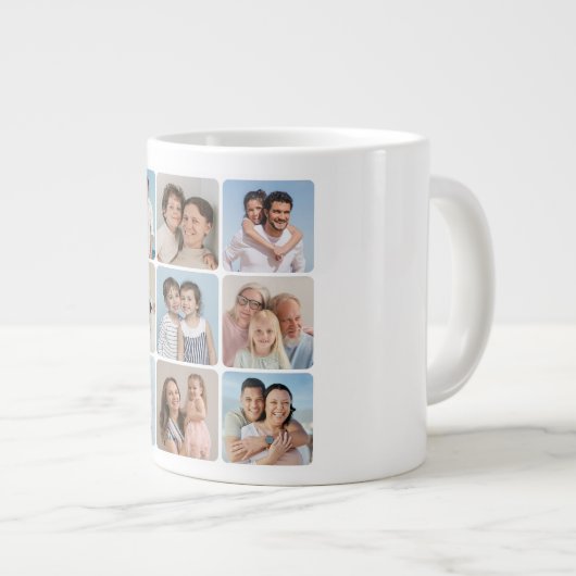 Creëer Uw eigen ronde hoeken 9 Fotocollage Grote Koffiekop (Voorkant rechts)