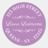 Creëer Uw eigen Ronde Sticker (Voorkant)