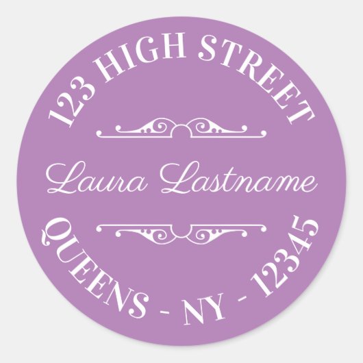 Creëer Uw eigen Ronde Sticker (Voorkant)