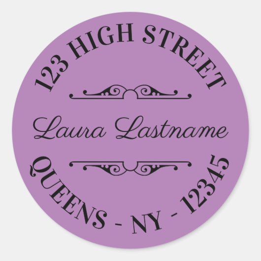 Creëer Uw eigen Ronde Sticker (Voorkant)