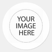 Creëer Uw eigen Ronde Sticker (Voorkant)