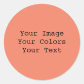 Creëer Uw eigen Ronde Sticker (Voorkant)