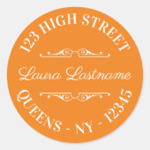 Creëer Uw eigen Ronde Sticker (Voorkant)