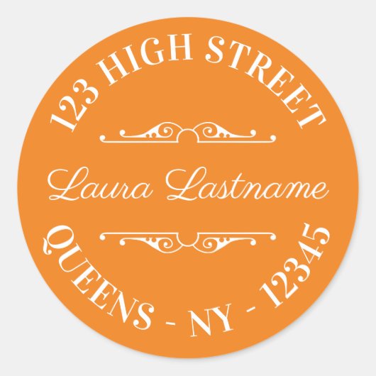 Creëer Uw eigen Ronde Sticker (Voorkant)