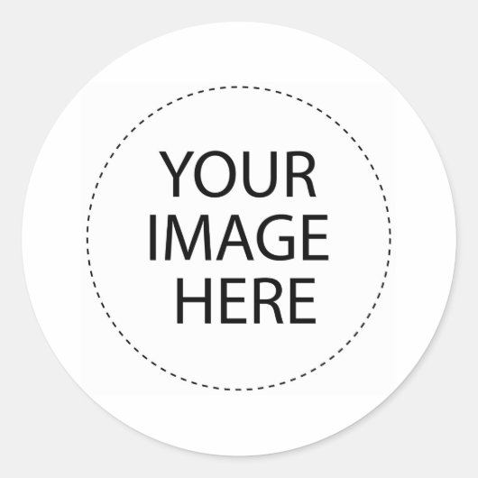 Creëer Uw eigen. Ronde Sticker (Voorkant)
