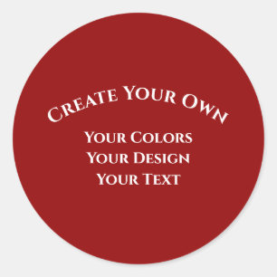 Creëer Uw eigen Ronde Sticker