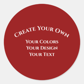 Creëer Uw eigen Ronde Sticker