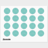Creëer Uw eigen Ronde Sticker (Vel)