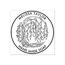 Creëer Uw eigen ronde wilde rubberen riempel Rubberstempel