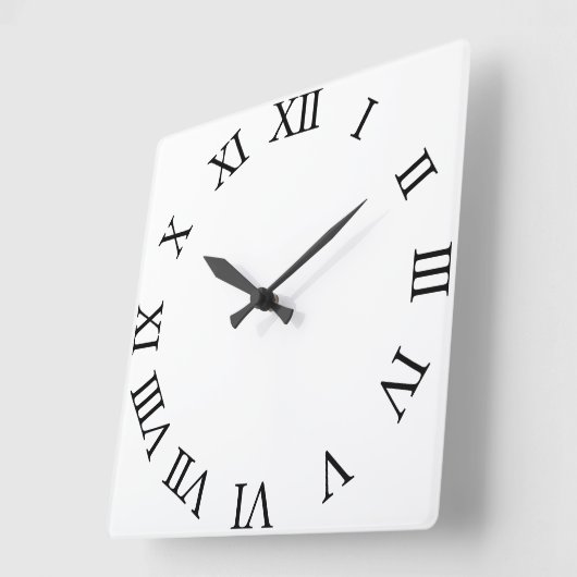 Creëer Uw eigen ronde witte wandklok (Hoek)