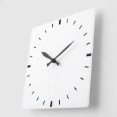 Creëer Uw eigen ronde witte wandklok (Hoek)