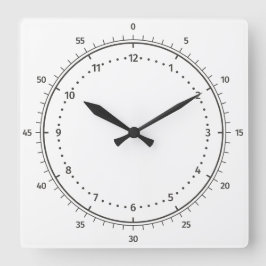 Creëer Uw eigen ronde witte wandklok