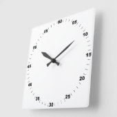 Creëer Uw eigen ronde witte wandklok (Hoek)