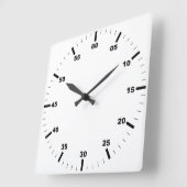 Creëer Uw eigen ronde witte wandklok (Hoek)