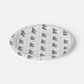 Creëer Uw eigen rondetafelfeest voor Logo Papieren Bordje (Gekanteld)