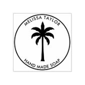 Creëer Uw eigen rondpalmboom Rubberstempel (Afrduk)