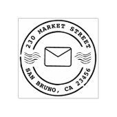 Creëer Uw eigen Rondretouradres van de Aangepaste  Rubberstempel (Afrduk)