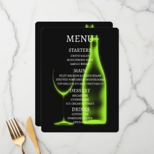 Creëer Uw Eigen Röntgenfoto Wijnglas & Fles Menu