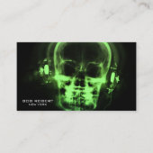 Creëer uw eigen röntgenskelet in een hoofdtelefoon visitekaartje (Voorkant)