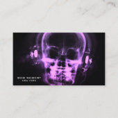 Creëer uw eigen röntgenskelet in een hoofdtelefoon visitekaartje (Voorkant)