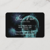 Creëer Uw Eigen Röntgenstraal Schedel & Bloemen Visitekaartje (Achterkant)