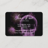 Creëer Uw Eigen Röntgenstraal Schedel & Bloemen Visitekaartje (Achterkant)