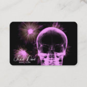 Creëer Uw Eigen Röntgenstraal Schedel & Bloemen Visitekaartje (Voorkant)