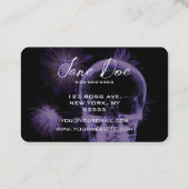 Creëer Uw Eigen Röntgenstraal Schedel & Bloemen Visitekaartje (Achterkant)