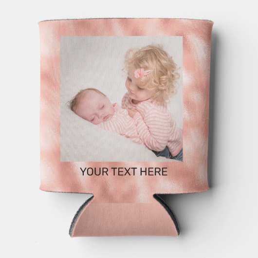 Creëer Uw eigen Roos Gold 2 Foto Blikjeskoeler (Voorkant)