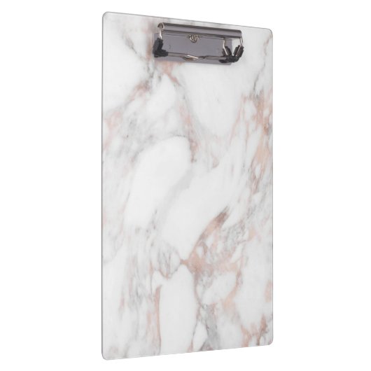 Creëer Uw eigen Roos Gold Marble Blank Sjabloon Klembord (Rechts)