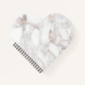 Creëer Uw eigen Roos Gold Marble Blank Sjabloon Notitieboek (Voorkant)