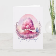Creëer Uw eigen roze boomlandschap