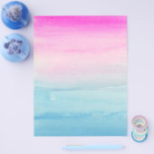 Creëer uw eigen roze en blauwe ombre flyer (Enkel)