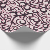 Creëer Uw eigen roze en zwarte Filippijnse patroon Cadeaupapier (Hoek)