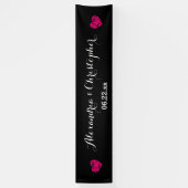 Creëer Uw Eigen Roze Harten van de Banner van het (Verticaal)