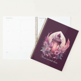 Creëer Uw eigen roze lantaarn & Rozen Planner