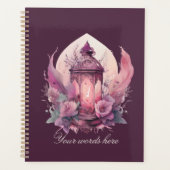 Creëer Uw eigen roze lantaarn & Rozen Planner (Voorkant)