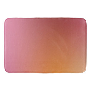 Creëer Uw eigen roze Oranje rode Gradeint Ombre Badmat