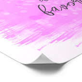 creëer uw eigen roze waterverf toevoegen tekst poster (Hoek)