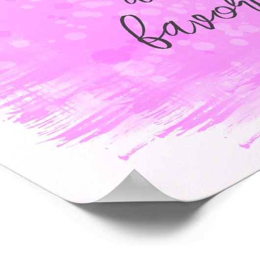 creëer uw eigen roze waterverf toevoegen tekst poster (Hoek)