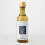 Creëer Uw eigen Roze Wolken & Zilveren Maan Wijn Etiket (Voorkant)