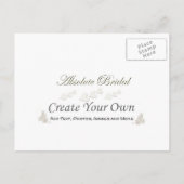 Creëer uw eigen RSVP-Briefkaart Uitnodiging Briefkaart (Achterkant)