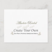 Creëer uw eigen RSVP-Briefkaart Uitnodiging Briefkaart (Voorkant)