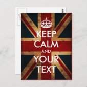 Creëer uw eigen Rust van het Levensonderhoud & Briefkaart (Voorkant / Achterkant)