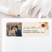 Creëer uw eigen rustieke bloemenfoto Huwelijk Etiket (Insitu)