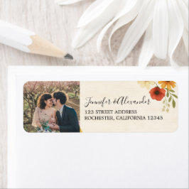 Creëer uw eigen rustieke bloemenfoto Huwelijk Etiket