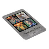 Creëer uw eigen rustieke stenen familie foto colla magneet (Rechterzijde)