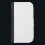 Creëer Uw eigen Galaxy S4 Portefeuille Hoesje<br><div class="desc">Creëer uw eigen witte,  personaliseerbare,  minimalistische stijl die gemakkelijk kan worden bijgewerkt met uw foto en tekst. Als u hulp nodig heeft bij het personaliseren van dit product,  neem dan contact met mij op via de onderstaande berichtknop en ik zal u graag helpen.</div>
