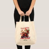 Creëer uw eigen Santa Biker Gift Sack Tote Bag (Voorkant (product))