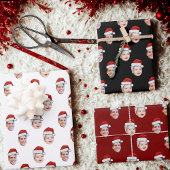 Creëer uw eigen Santa Hat gezicht Inpakpapier Vel